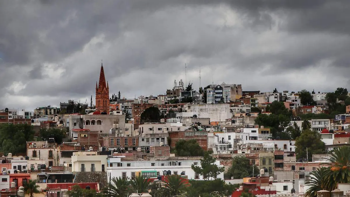 Lluvia en la ciudad de Zacatecas